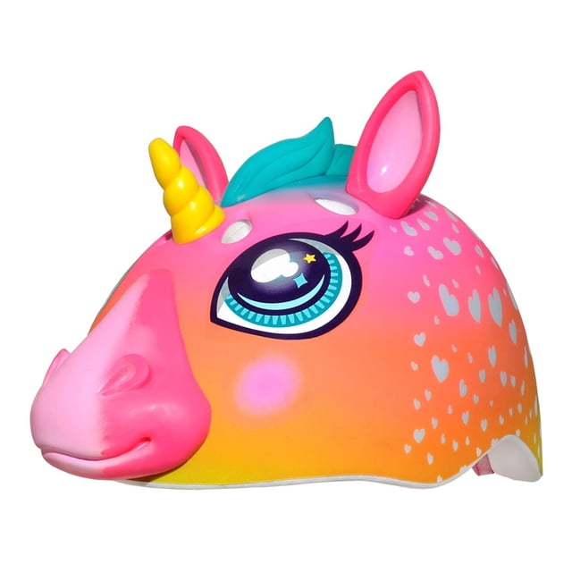 Casco Niñas Bicicleta Unicornio Rosa para Edad de 5 años C-Preme Delta