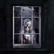 thumbnail image 4 of Decoración de Halloween, adornos de Halloween, decoración del hogar, cortinas de terror de Halloween, siluetas de ventana, cortinas de niña y niño aterradores, escaparate decorativo de Halloween, 4 of 5