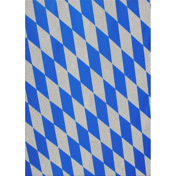 Ahgly Company Indoor Rectangle Patterned Light Steel Blue Novelty Area Rugs, 5' x 8'