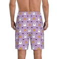 thumbnail image 2 of Mens Pajama Pants - Pumpkin Halloween Ghost Sleep Shorts Mens Pajama Shorts, Comfy Pj Pants for Mens Lounge Shorts, 2 of 5