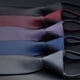 thumbnail image 4 of Corbatas con cremallera para hombre, estilo formal, de negocios, de diseño sencillo, color liso, para fiestas (morado), 4 of 7