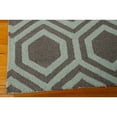 thumbnail image 2 of Nourison Linear Grey/Aqua Area Rug LIN07 2'3" x 7'6", 2 of 4