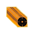 thumbnail image 7 of Ez Aim Adhesive Splash Reactive Paper Shooting Targets, Bullseye, 6 In Square, 12-Pack, Black & Orange, 7 of 7