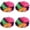 Blue Green Pink Yellow, variant on Chunky Chenille Yarn for Crocheting Blanket Bulky Thick Fluffy Yarn Giant Fuzzy Yarn Arm Knitting Yarn (Red White Blue, 4 Pack/1kg)