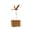 Swan, variant on Wooden Jellyfish Dynamic Desk Decor Moving Ocean Creature Solid Wood Artistic Desktop Ornament Rechargeable Display Decor for Adults Enthusiasts
