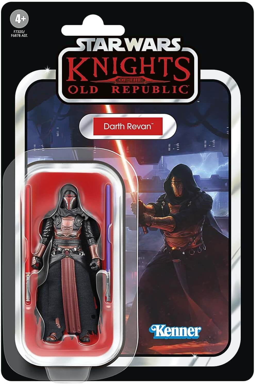 Star Wars: The Vintage Collection Darth Revan Kids Toy Action Figure for Boys and Girls Ages 4 5 6 7 8 and Up (3.75”) (NON-MINT PACKAGE)