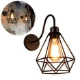 thumbnail image 2 of Aplique de pared rústico, aplique de pared industrial vintage, aplique de pared con jaula de alambre vintage, aplique de pared industrial diseñado a medida, 2 of 9