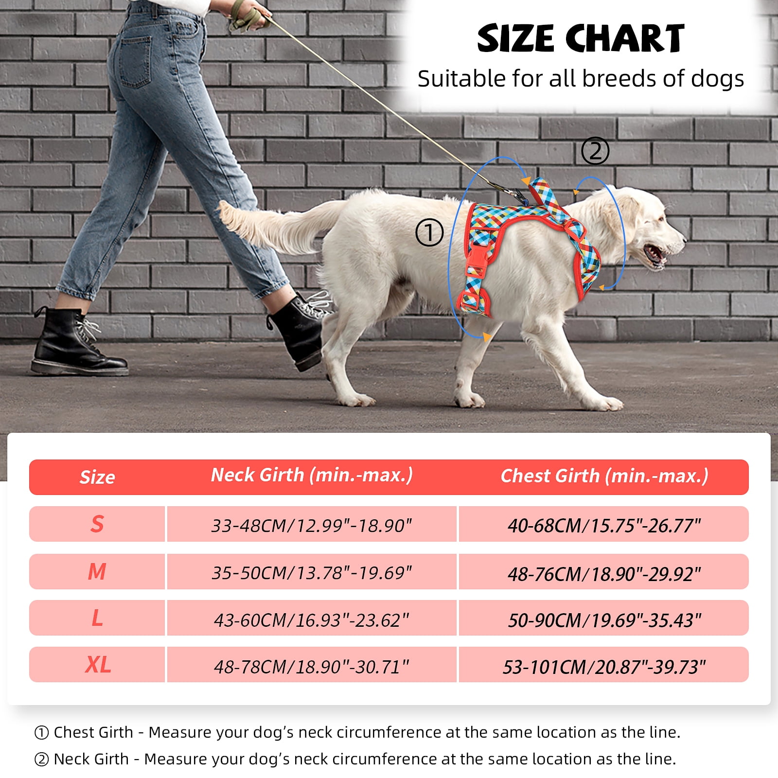 The Dog Walker Medium Style Harness The Dog Walker Company Cute \u0026 In Control Style Harness Dog\u2019s Size Medium