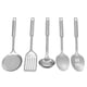 thumbnail image 1 of GOOHOCHY 1 set 5 pcs utensilios de cocina de acero inoxidable para el hogar (plata), 1 of 8