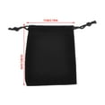 thumbnail image 5 of 10PCS Black Soft Small Jewelry Pouch, Velvet Drawstring Necklace Earrings Rings Bracelet Packing Bags, Solid Pocket Candy Crafts Mobile Phone Storage Bag, 5 of 8