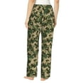 thumbnail image 3 of Uemuo Camouflag Pattern Women's Wide Leg Palazzo Lounge Pants with Pockets Light Weight Loose Comfy Casual Pajama Pants-XX-Large, 3 of 9
