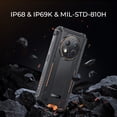 thumbnail image 6 of OUKITEL G1 Rugged Phone Unlocked,10600mAh Battery ,24GB+256GB up to 1TB TF Rugged Smartphone,IP68/IP69K ,48MP Camera 6.52" HD+ NFC Multi-GNSS, 6 of 7