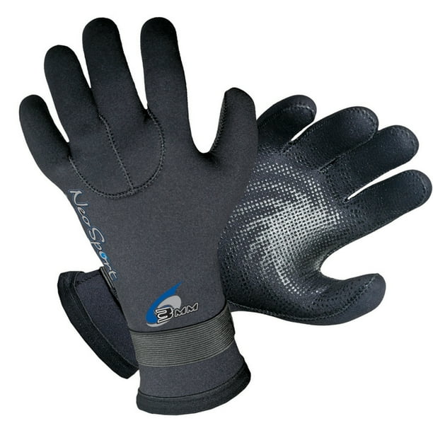 NeoSport 3mm Neoprene Full Finger Gloves Black