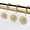 Gold, variant on Shower Curtain Hooks, Rust Proof Decorative Shower Curtain Rings for Bathroom, Shower Curtain Hooks for Shower Liner, 12Pcs | Rustproof Zinc Alloy,4mm wire holds 50lb,5-layer anti-rust coating