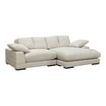 thumbnail image 2 of Moe's Home Collection Plunge Sectional Fabric Brown, 2 of 9