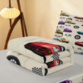thumbnail image 5 of Erosebridal Cartoon Car Zipper Full Size Comforter Sets with Fitted Sheet and 2 Pillowcases, Trophy Zipper Bedding Set, Cream Multi, Gray Reversible, 5 of 7