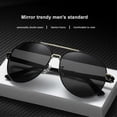 thumbnail image 4 of New Men's Bmw Polarized Sunglasses Driver's Mirror Large Frame Toad Mirror Sunglasses Brand Glasses 26s, 4 of 4