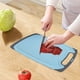 thumbnail image 1 of Fiudx Ofertas relámpago del día Tablas de cortar de plástico para cocina, aptas para lavavajillas, diseño de doble cara, tabla de cortar extragrande para carne, mango de fácil agarre, antideslizante,, 1 of 7