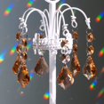 thumbnail image 4 of Adorno Colgante GOLDENHAITAI 20 unidades Hoja de Arce de Cristal Rosa de 38 mm, 4 of 6