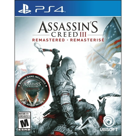 Assassin's Creed III Remastered, Ubisoft, PlayStation 4, (The Best Assassin's Creed Game)