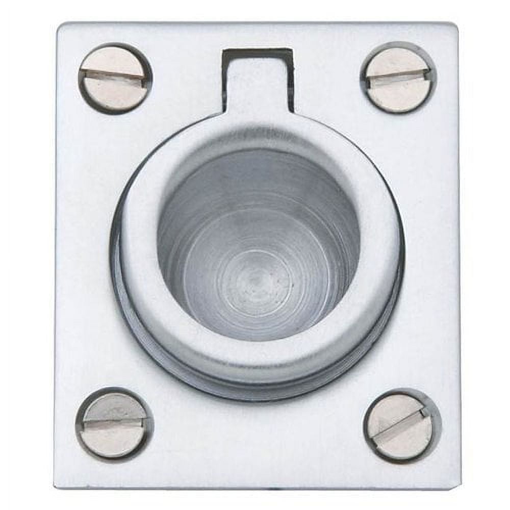 Baldwin 0392003 Flush Ring Pull, Polished Brass