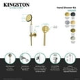 thumbnail image 4 of Kingston Brass KX10202SE Vintage Hand Shower Kit, Polished Brass, 4 of 5