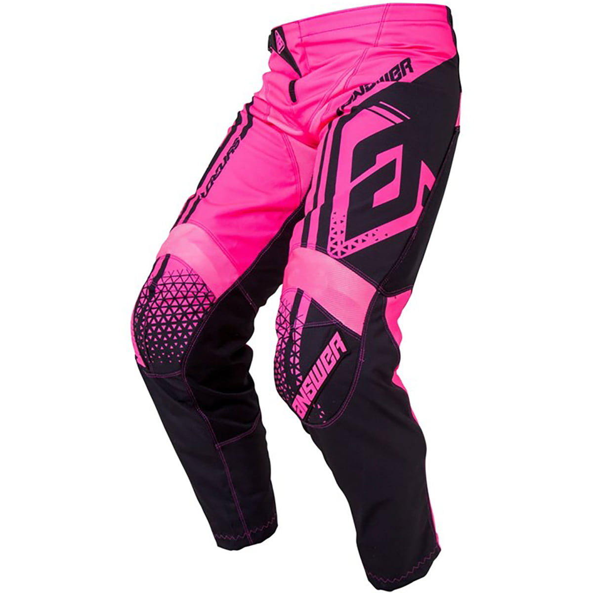 4 Answer Racing A19.5 Syncron Flow Women's Off-Road Motorcycle Pants Pink/White/Black 