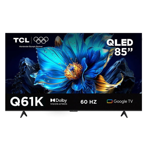 TV TCL Pantalla 85 Pulgadas QLED Smart Google TV 85Q61K