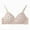 Beige, variant on Censtreet Womens Seamless Bras No Underwire Supportive Wireless Push Up Full Coverage Bralette Comfort Scalloped T-Shirt Bra
