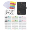 thumbnail image 2 of Carpeta de Cuaderno A6 de 6 Anillas con Pegatinas y Hojas de Presupuesto Sueltas Negro Sharpla, 2 of 8