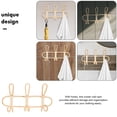 thumbnail image 3 of Rack de almacenamiento tejido soporte colgante de pared doméstico con ganchos organizador de pared, 3 of 5
