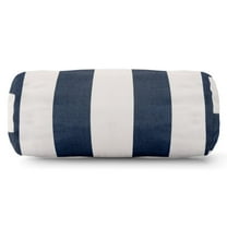 Majestic Home Goods Bolster Pillow Vertical Stripe Navy