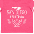 thumbnail image 4 of Inktastic San Diego California Cute Surfing Boys or Girls Toddler T-Shirt, 4 of 5
