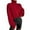 Red, variant on Dyfzdhu Winter Turtleneck Sweaters for Women Trendy Oversized Knitted Solid Color Pullover Sweater