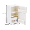 thumbnail image 4 of Dollhouse Decoration Accessories Pretend Play Toy Mini Dollhouse Freezer Model Dollhouse Decoration Accessories Mini Dollhouse Freezer Model Simulation Refrigerator Toy Ornaments, 4 of 7