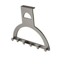 thumbnail image 5 of Dualoai Semi Circular over The Door Hook Towel Rack Stable Multifunction for Hanging for Gray, 5 of 9