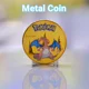 thumbnail image 2 of Coine Metal Pokémon Coins Pikachu Vmax Anime Commemorative Coins Charizard Mewtwo Golden Round Iron Hard Cards Game Toys, 2 of 5