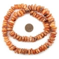thumbnail image 2 of The Bead Chest Carnelian Agate Disk Beads (10-20mm), 2 of 4