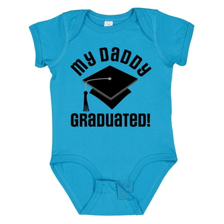 

Inktastic My Daddy Graduated College Graduate Gift Baby Boy or Baby Girl Bodysuit