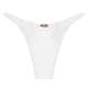 thumbnail image 5 of Gibobby Bikini elástico con algodón Pantalones G con empalme encaje con abalorio sexy para mujer, pantalones cómodos Color sólido con decoración Floral（Blanco， XS), 5 of 5