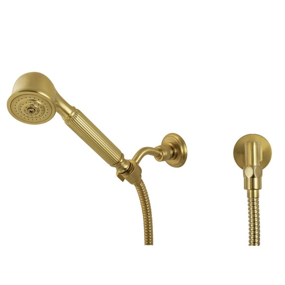 Kingston Brass KX1037BE Restoration Hand Shower Kit, Brushed Brass