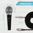 thumbnail image 2 of PDMICKT34 Pyle kit de Microphones à Main Dynamique Professionnel, Noir, 2 of 6