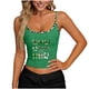 thumbnail image 2 of Camisetas de Verano para Mujeres sin Mangas Impresas con Cuello en U Blusas de Poliéster Moda Casual Longitud Regular Cuello en V Manga Corta Lavado en Frío, 2 of 6