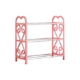 thumbnail image 2 of 3 Tier Plastic Shoe Rack Organizer, Stackable Entryway Shoe Storage for Bedroom Closet Garage, Ventilated Slatted Design Holds Men Women Kids Shoes and Keeps Floor Tidy, 2 of 8