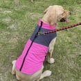 thumbnail image 3 of Dog Clothes Reflective Waterproof Pet Coat Winter Warm Dog Coat for Small Medium Large Dog Cat Clothes Polyester Pink, 3 of 5