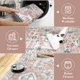 thumbnail image 6 of Hasoo Area Rug 9' x 12' Vintage Washable Rug Oriental Floral Rug for Living Room Dorm, Orange, 6 of 6