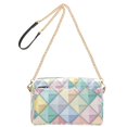 thumbnail image 2 of FORMRS Women Crossbody Purse with Chain Strap Vegan Leather Shoulder Handbag, Colorful Geometric, 2 of 7