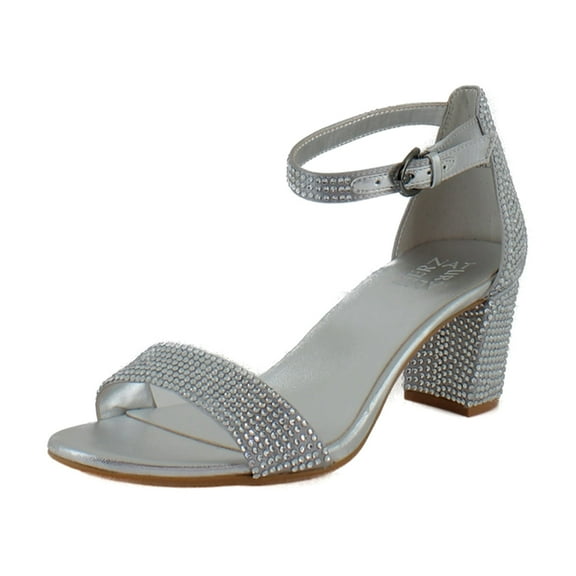 Naturalizer Vera-Glitz Women's Heels Silver Glitz Size 6.5 W