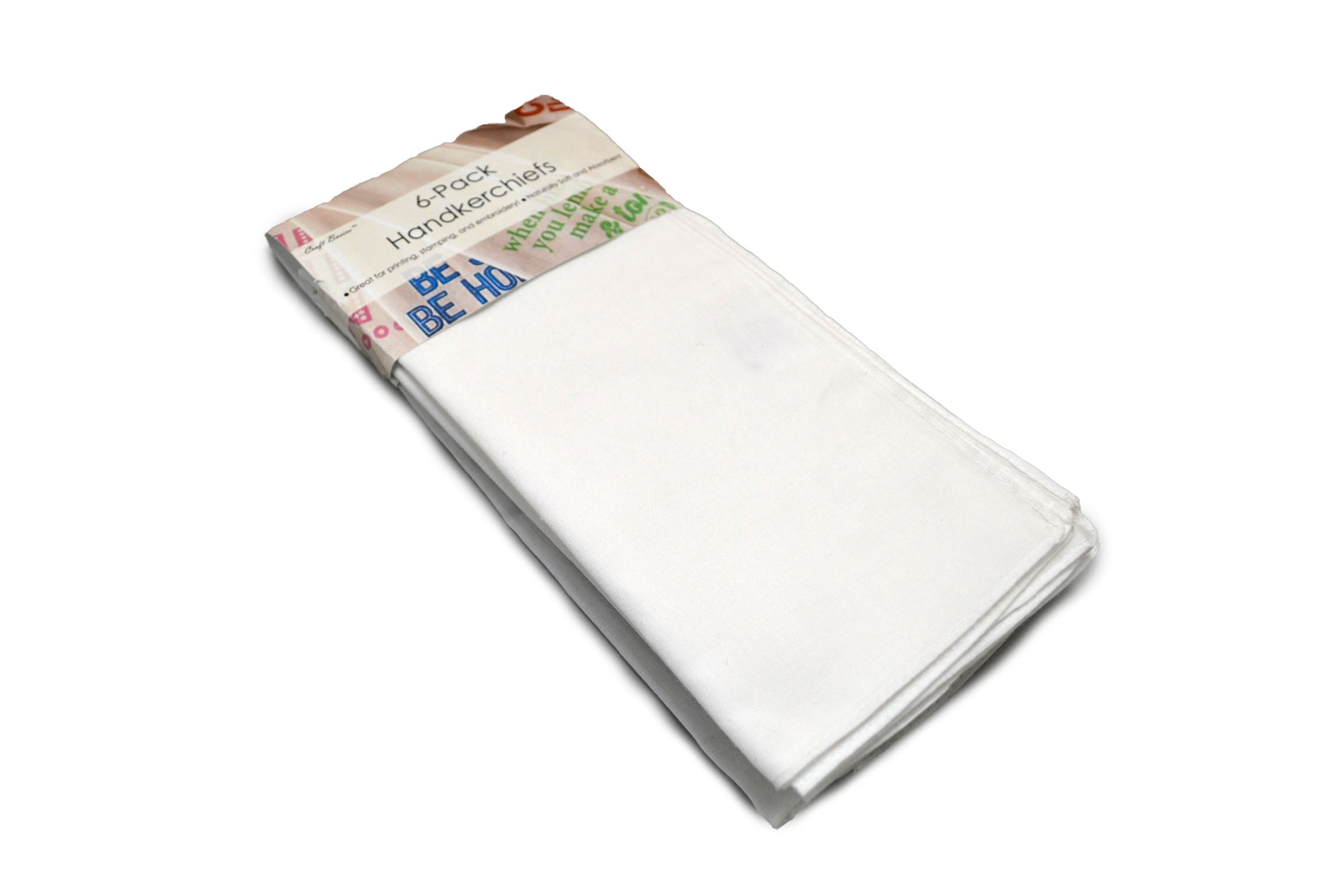 (2 pack) Craft Basics Adult Unisex Cotton-Flannel Baby Burp Cloth (White) 5-Pack, One size