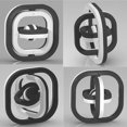 thumbnail image 5 of 3D Infinite Flip Finger Toy Giroscopio Juguetes para niños y adultos Alivio del estrés Juguete giratorio repetido, 5 of 5